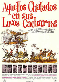 Those Magnificent Men in Their Flying Machines Movie Poster Print featuring vintage aviation art.