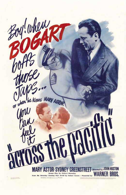 Across the Pacific Movie Poster Print showcasing classic cinema art.