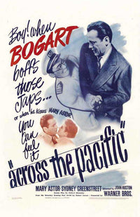 Across the Pacific Movie Poster Print showcasing classic cinema art.