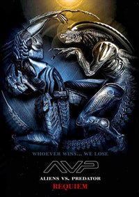Aliens Vs. Predator: Requiem Movie Poster Print showcasing iconic sci-fi battle.