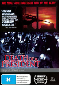 Death of a President Movie Poster Print featuring dramatic historical imagery.