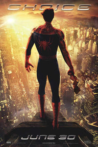 Spider-Man 2 Movie Poster Print, 11x17 vibrant superhero artwork.