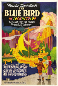 The Blue Bird Movie Poster Print showcasing vibrant colors and whimsical design.