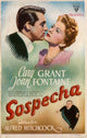 Suspicion Movie Poster Print showcasing classic film art.