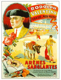 Blood and Sand Movie Poster Print featuring vibrant colors and classic design.