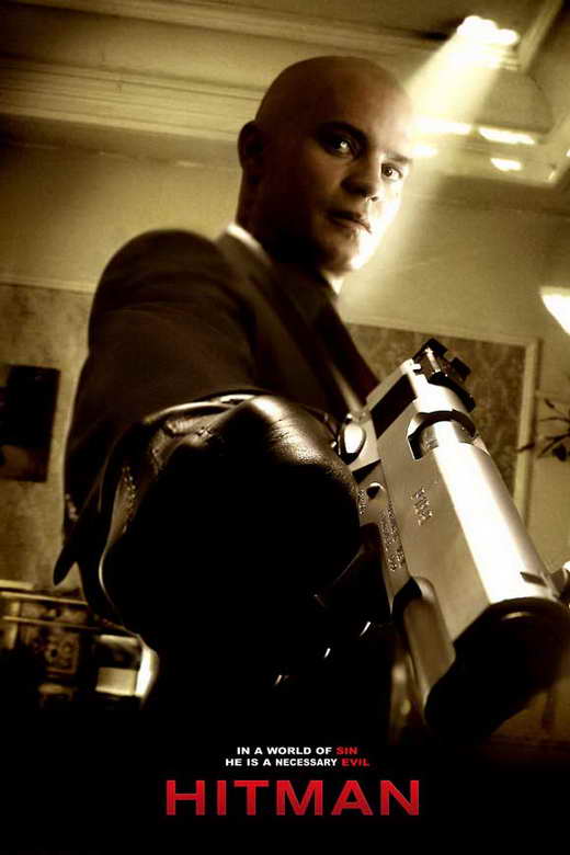 Hitman Movie Poster Print showcasing action and thrill.