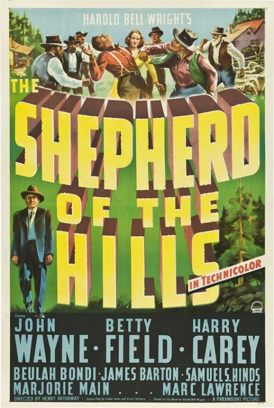 The Shepherd of the Hills Movie Poster Print showcasing classic cinema art.