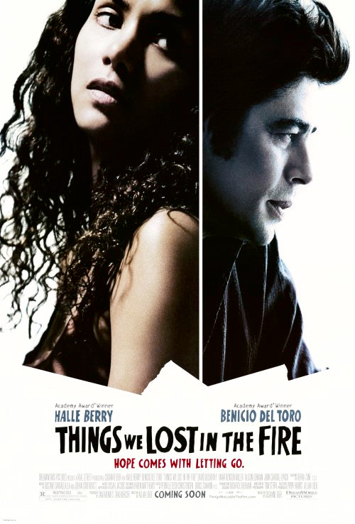 Things We Lost in the Fire Movie Poster Print featuring dramatic imagery.