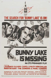 Bunny Lake is Missing Movie Poster Print showcasing suspenseful design.