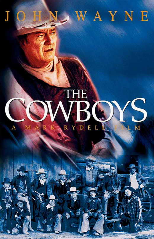 The Cowboys Movie Poster Print showcasing classic Western film art.