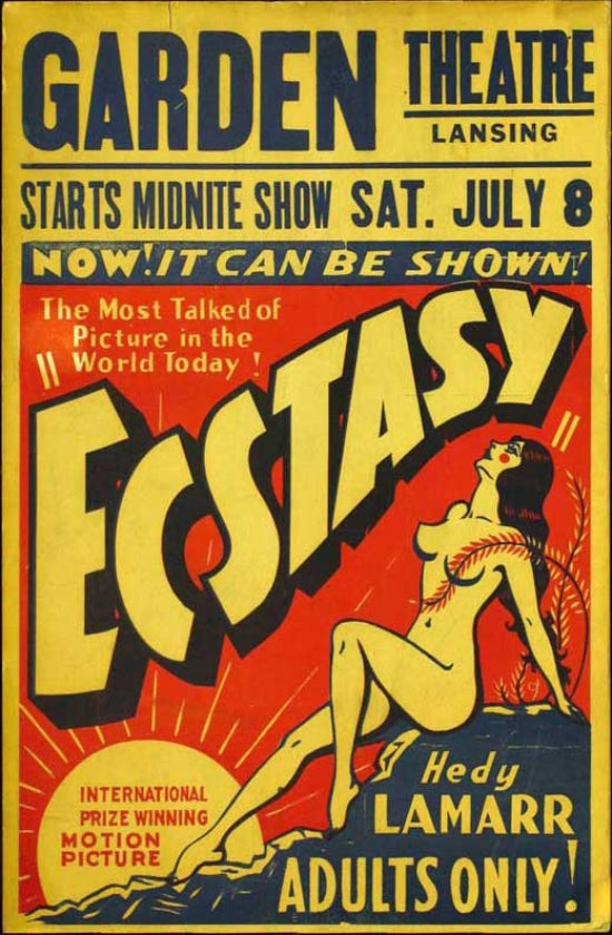 Ecstasy Movie Poster Print showcasing cinematic artistry.