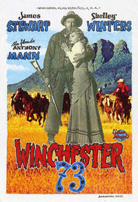 Winchester '73 Movie Poster Print showcasing classic western film art.