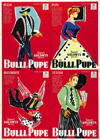 Guys and Dolls Movie Poster Print showcasing vibrant characters from the classic musical.
