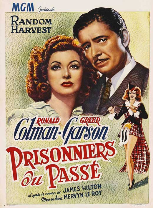 Random Harvest Movie Poster Print showcasing classic cinema art.
