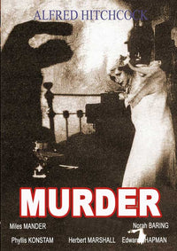 Murder! movie poster print featuring classic film art.