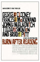 Burn After Reading Movie Poster Print showcasing the film's dark comedy theme.