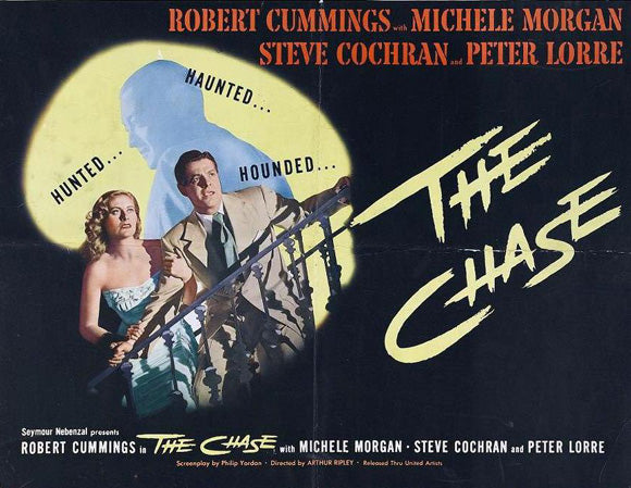 The Chase Movie Poster Print showcasing thrilling cinematic art.
