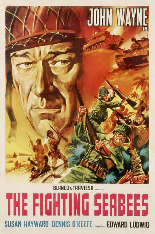 The Fighting Seabees Movie Poster Print (11x17) by Pop Culture Graphics