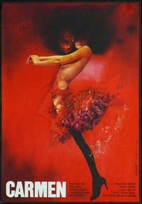 Carmen Movie Poster Print showcasing vibrant opera artwork.