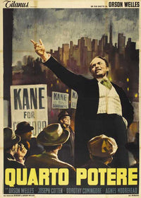 Citizen Kane Movie Poster Print showcasing classic film artwork.