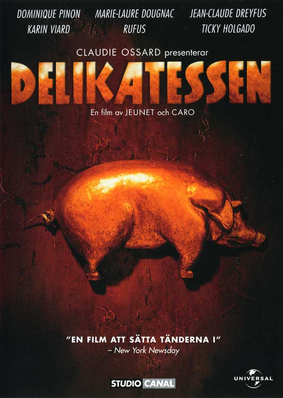 Delicatessen Movie Poster Print showcasing unique cinematic art.