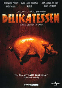 Delicatessen Movie Poster Print showcasing unique cinematic art.