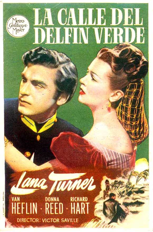 Green Dolphin Street Movie Poster Print showcasing classic cinema art.