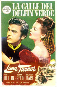 Green Dolphin Street Movie Poster Print showcasing classic cinema art.