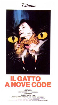 Cat o' Nine Tails Movie Poster Print featuring vibrant imagery.