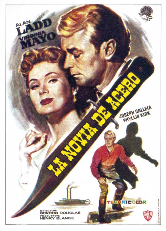 The Iron Mistress Movie Poster Print showcasing classic cinema art.