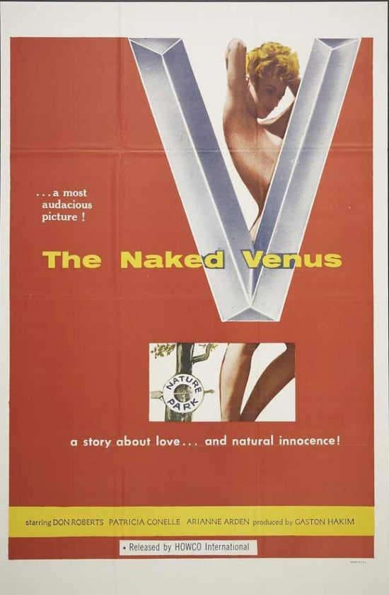 The Naked Venus Movie Poster Print showcasing classic cinema artwork.