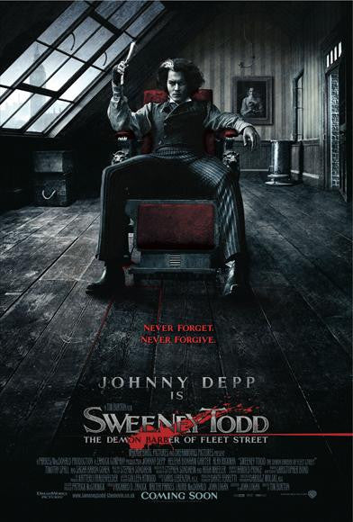 Sweeney Todd: The Demon Barber of Fleet Street Movie Poster Print (27x40)