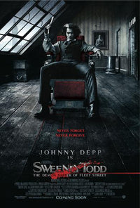 Sweeney Todd: The Demon Barber of Fleet Street Movie Poster Print (27x40)