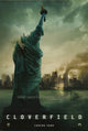 Cloverfield movie poster print showcasing iconic sci-fi artwork.