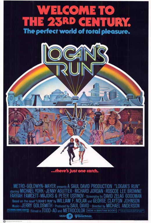 Logan's Run Movie Poster - 11x17 Print, vibrant sci-fi art