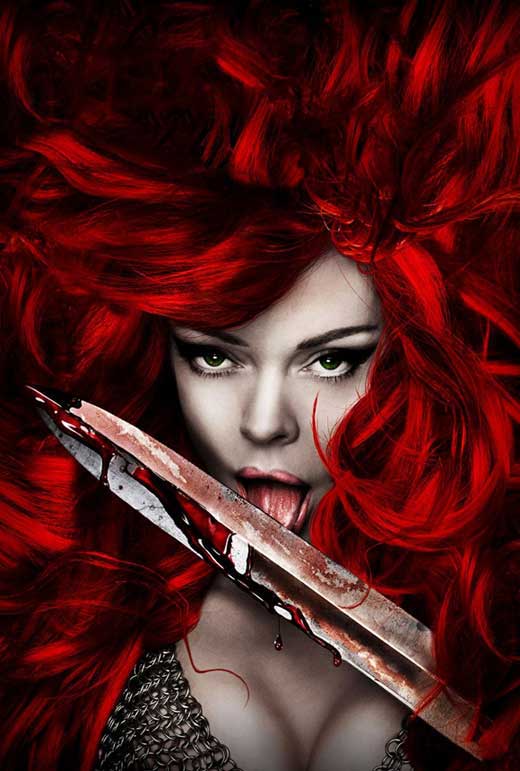 Red Sonja Movie Poster Print - Epic Fantasy Artwork