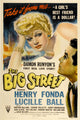 Big Street Movie Poster Print featuring vibrant cinematic art.