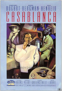 Casablanca Movie Poster Print (27x40) - Iconic Film Art