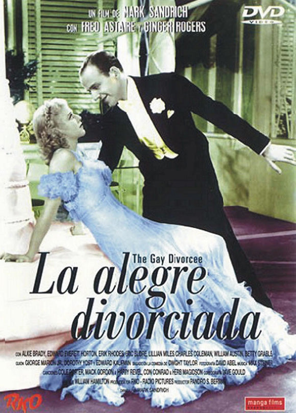 The Gay Divorcee Movie Poster Print showcasing classic film art.
