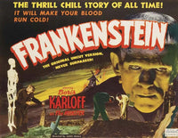 Frankenstein Movie Poster Print showcasing classic horror theme.