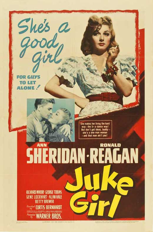 Juke Girl Movie Poster Print showcasing vibrant colors and classic cinema art.