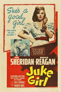 Juke Girl Movie Poster Print showcasing vibrant colors and classic cinema art.