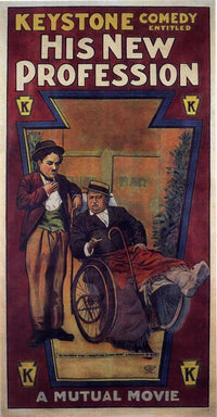 His New Profession Movie Poster Print on premium paper