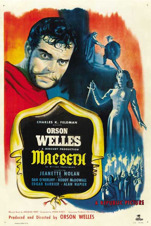 Macbeth Movie Poster Print featuring classic drama art.