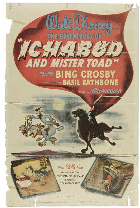Adventures of Ichabod and Mr. Toad Movie Poster Print (11x17)