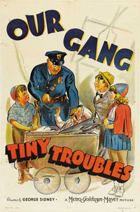 Tiny Troubles Movie Poster Print showcasing whimsical charm and vibrant colors.