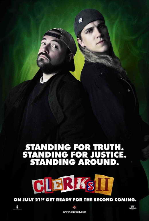 Clerks II Movie Poster Print featuring iconic film art