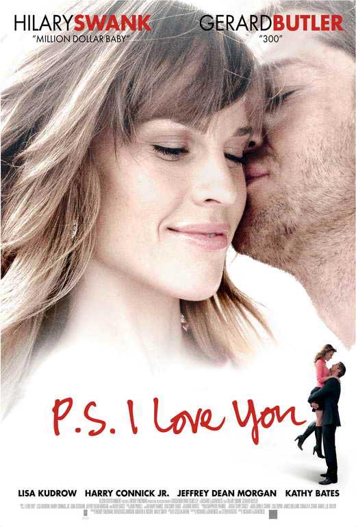 P.S. I Love You Movie Poster Print showcasing romantic imagery.