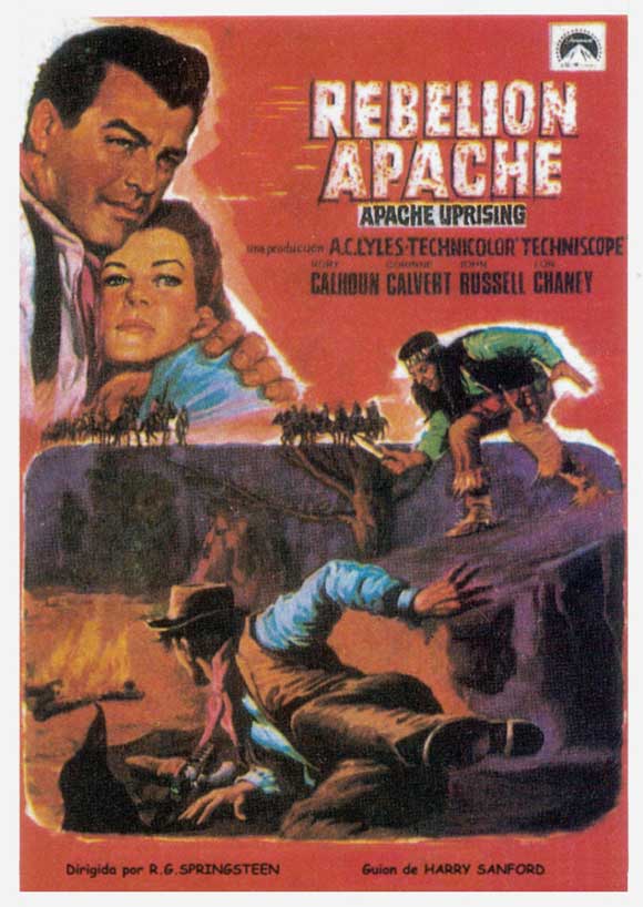 Apache Uprising Movie Poster Print - Western film art