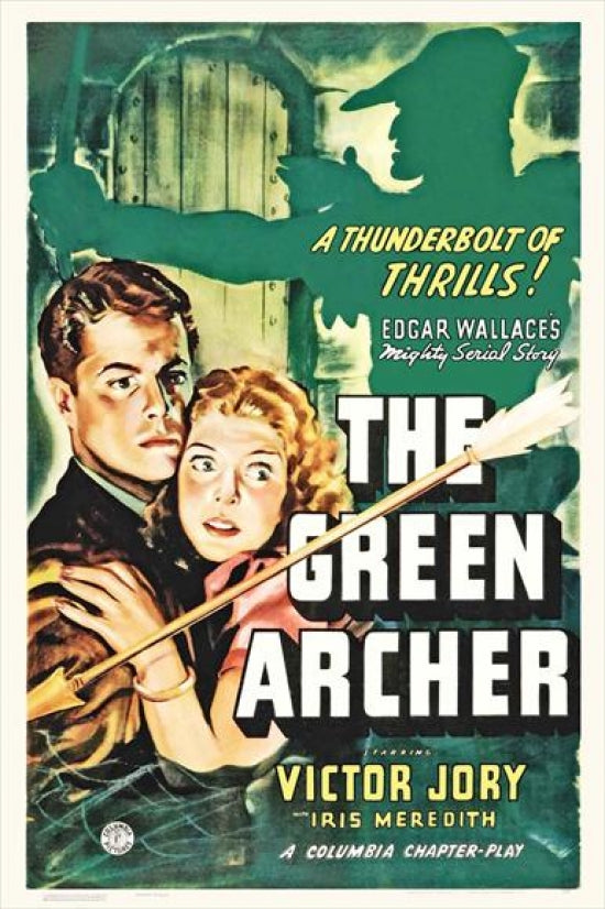 The Green Archer Movie Poster Print showcasing classic cinema art.